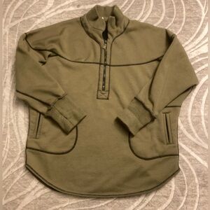 Free People Movement M Mountain Dreamin' Reversible Pullover Fleece Sweatshirt